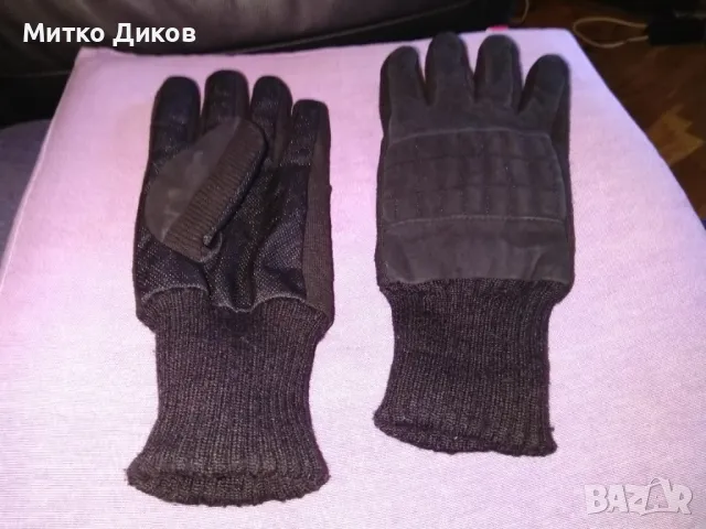 Зимни ръкавици Swede Leather 29 см дълги нови топли на Интер мода , снимка 4 - Ръкавици - 49485882