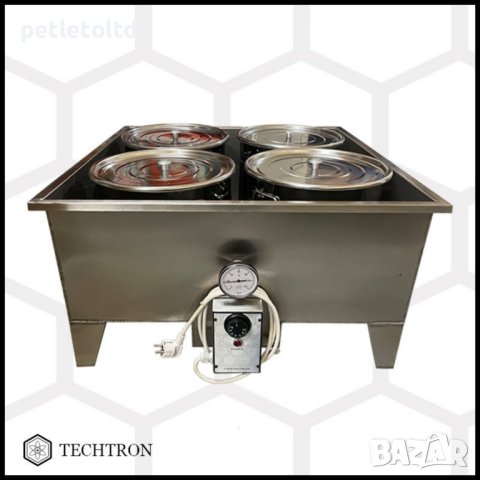 Декристализатор за пчелен мед TECHTRON - за 4 тенекии, снимка 2 - За пчели - 44102151