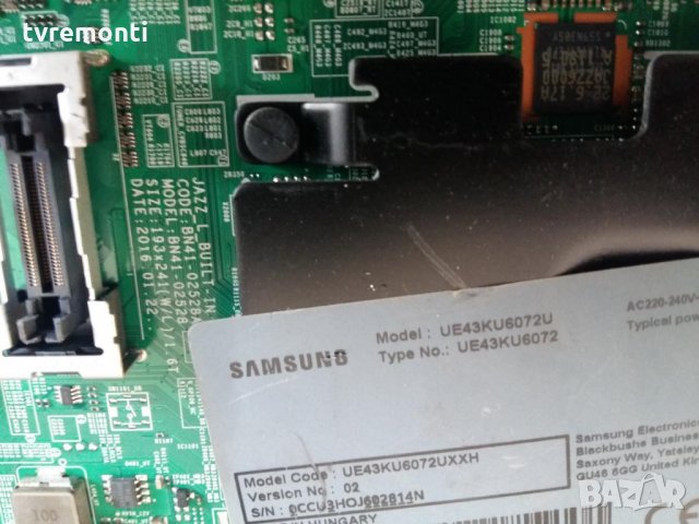 Main Board BN94-11273D BN41-02528A, снимка 6 - Части и Платки - 26530221