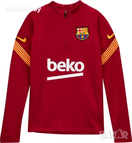 Nike Y NK FC BARCELONA STRIKE DRY - юношеска футболна блуза 137-147см., снимка 2 - Детски анцузи и суичери - 48383300