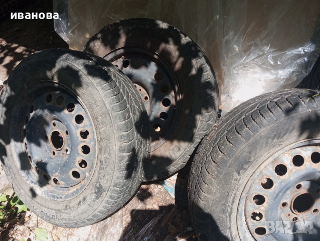 Джанти с гуми за Опел  за пет болта