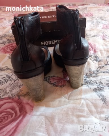 Дамски сандали на платформа естествена кожа , снимка 3 - Сандали - 33384266