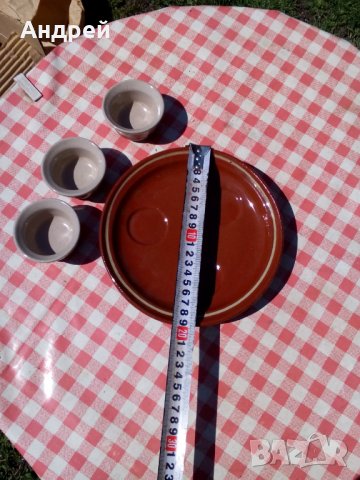 Стар керамичен сервиз, снимка 6 - Антикварни и старинни предмети - 28653209