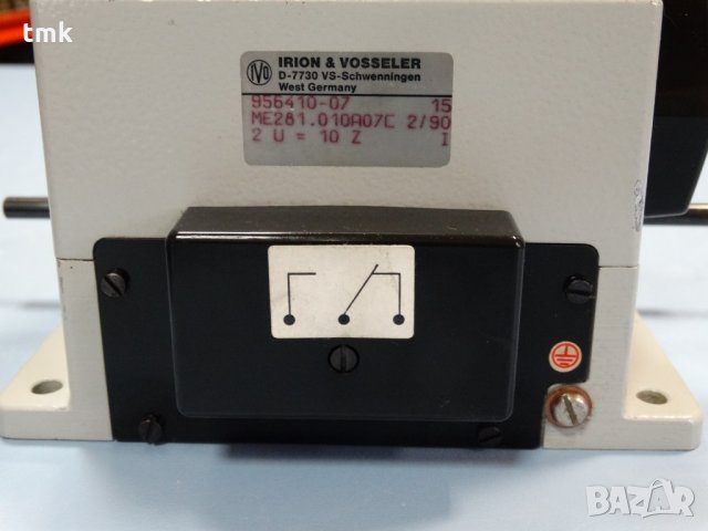 Електромеханичен брояч Irion&Vosseler, снимка 9 - Резервни части за машини - 26883233