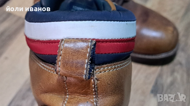 TOMMY HILFIGER-кожени зимни обувки 40 номер, снимка 10 - Ежедневни обувки - 52295285