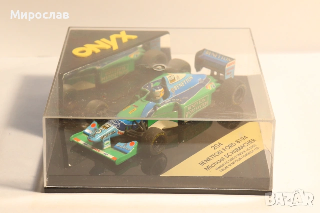 1:43 ONYX BENETTON FORD SCHUMACHER БОЛИД ФОРМУЛА F1