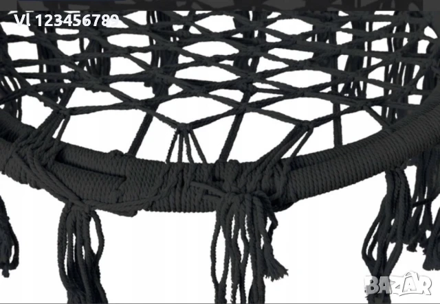 Висяща градинска люлка хамак с възглавница за двама, 130см, снимка 8 - Къмпинг мебели - 51540742