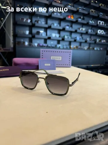 Gucci Слънчеви Очила С UV400 Защита С ПОДАРЪК🎁Калъф Гучи - 4 Цвята Код D1760, снимка 3 - Слънчеви и диоптрични очила - 48939164