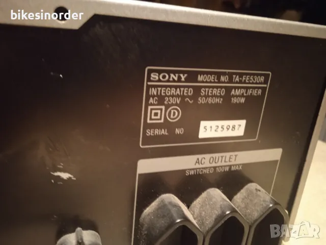 SONY TA-FE530R усилвател, снимка 7 - Ресийвъри, усилватели, смесителни пултове - 48604038