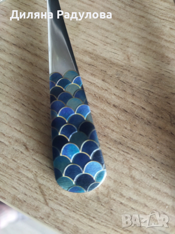 3 бр. метални декоративни лъжици, снимка 3 - Прибори за хранене, готвене и сервиране - 53426192