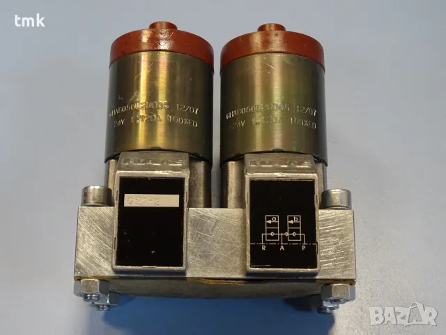 Хидравличен вентил HAWE G21-2 hydraulik directional seated valve 24VDC, снимка 3 - Резервни части за машини - 49762131