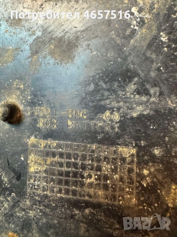 Основа поставка на акумолатор на Хонда Сивик Хибрид Honda Civic Hibrid само за 30лв. 31521-snc-00, снимка 3 - Части - 52522052