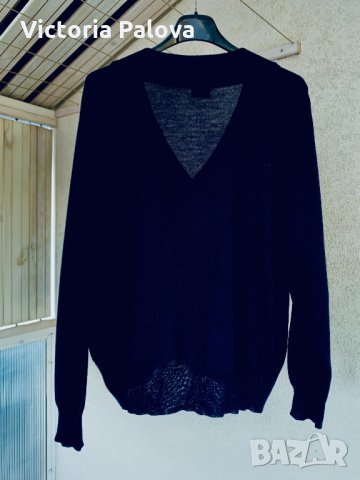 Красива блуза LUCIA с V-деколте, снимка 3 - Блузи с дълъг ръкав и пуловери - 35603684