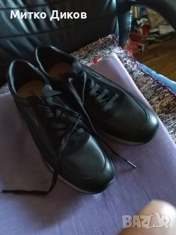 Geox respira Italian Patent  ест.кожа маркови нови дишащи маратонки №45 стелка 295 cm, снимка 2 - Маратонки - 43504014