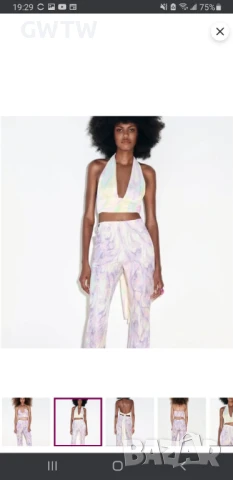 Zara летен панталон красиви цветове, снимка 4 - Панталони - 50765137