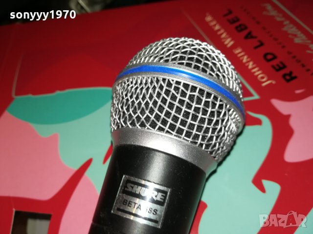 SHURE BETA 58S-МИКРОФОН ВНОС ГЕРМАНИЯ 0712211835, снимка 2 - Микрофони - 35063293