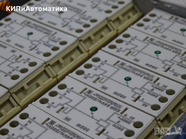 реле Weidmuller EGR EG3 24VDC/230VAC, снимка 8 - Резервни части за машини - 35180286