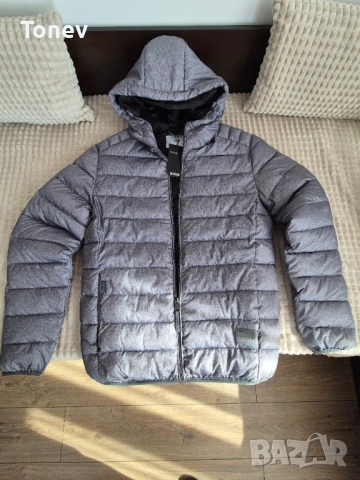 Мъжко яке House, пролет-есен, светлосиво, размер М, снимка 2 - Якета - 53149779