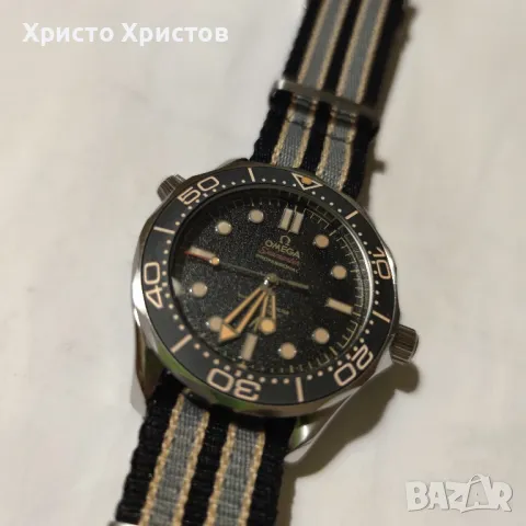  Мъжки луксозен часовник OMEGA Seamaster Diver 300m Co-Axial Chronometer 42mm 007 James Bond Edition, снимка 4 - Мъжки - 47298452