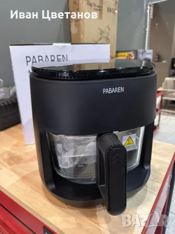 PABAREN 4.5L 1500W  Дигитален екран модел от 2025 360 градуса видимост на храната