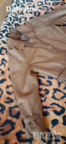 Продавам мъжко палто естествена кожа, снимка 2 - Палта - 27641075