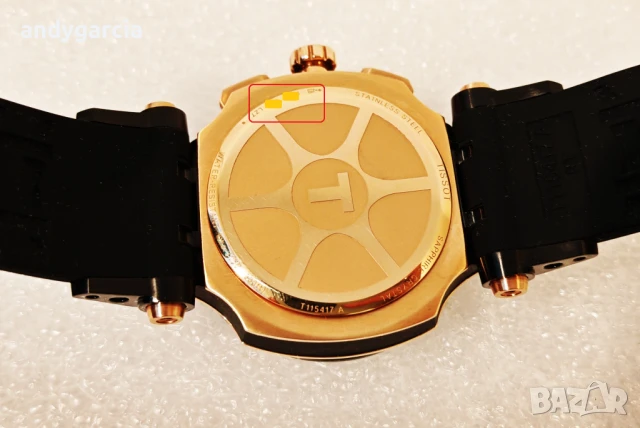 TISSOT T-RACE CHRONOGRAPH T115.417.37.051.00 перфектен с кутия 100% оригинален справка по SN, снимка 18 - Мъжки - 51327865