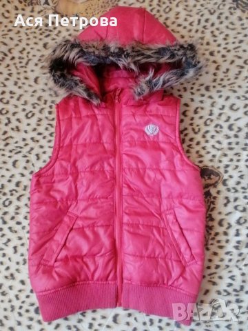 Ватиран елек с качулка р.138