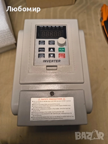 Регулатор на скоростта на двигателя, AC 220V 1.5KW Честотно задвижване, Еднофазен VFD инверторен , снимка 3 - Други машини и части - 52263002