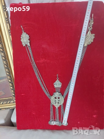 Огромен стар сребърен накит в отлично състояние , 3 900 лв, снимка 16 - Антикварни и старинни предмети - 52272913