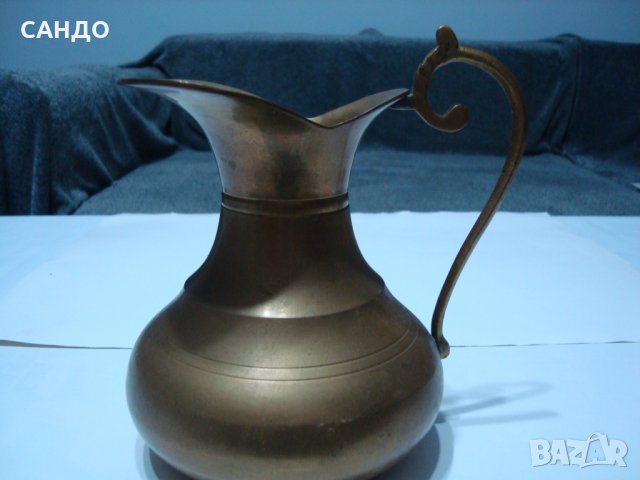 Вентидж изящни бронзови кани и ваза - Франция и Белгия, снимка 4 - Вази - 39021160