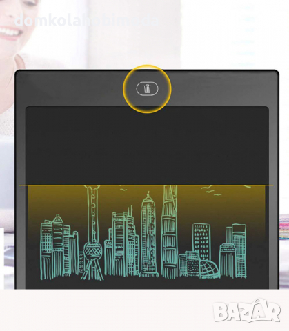 Графичен таблет 8.5 инча, С писалка и място за съхранение.Бутон за изтриване, снимка 5 - Таблети - 36555396