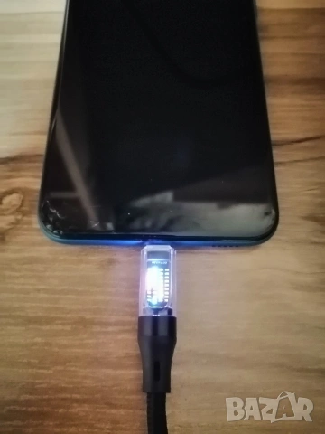 120W Type-C кабел с LED дисплей за бързо зареждане 6A кабел за данни, снимка 3 - USB кабели - 53121736