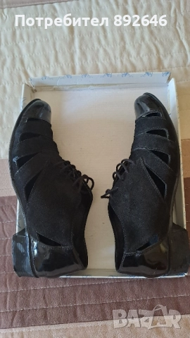 Дамски обувки 38 номер ЛАК/Набук, снимка 3 - Дамски ежедневни обувки - 51785313