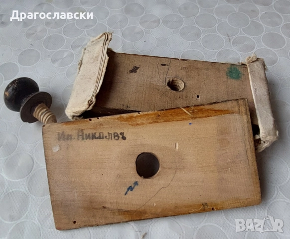 СТАРА дървена МАСТИЛНИЦА и  3 бр. попивателни, попивателна, снимка 12 - Антикварни и старинни предмети - 28898797