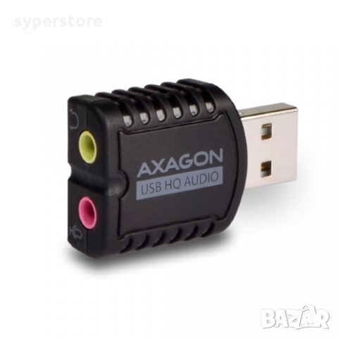 Звукова карта на USB Axagon ADA-17 USB Sound Card External, снимка 1 - Друга електроника - 32515865