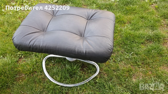 табуретка за крака + стол, снимка 3 - Дивани и мека мебел - 52042694