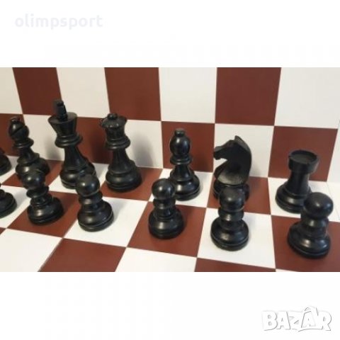 Шах фигури Staunton 5 дизайн тип Абанос  Изработени от чемшир - бели и черни, снимка 1 - Шах и табла - 37591373