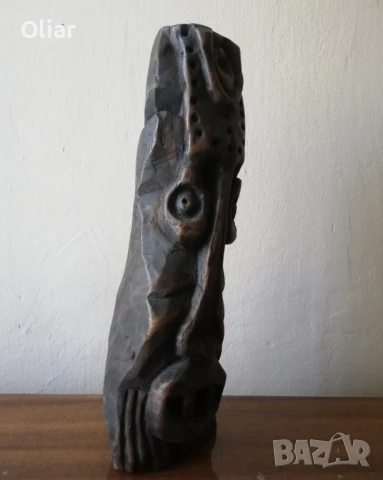 Много интересна и нестандарна глава от дърво. Маска., снимка 4 - Други - 50755647