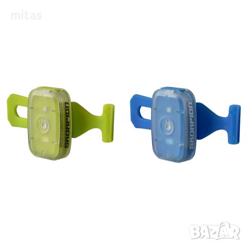 Задна USB светлина за велосипед ARL-241, /бял и червен светодиод/