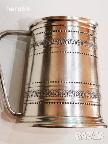 Сребърна(800 проба)чаша-тип халба, снимка 5 - Антикварни и старинни предмети - 26880301