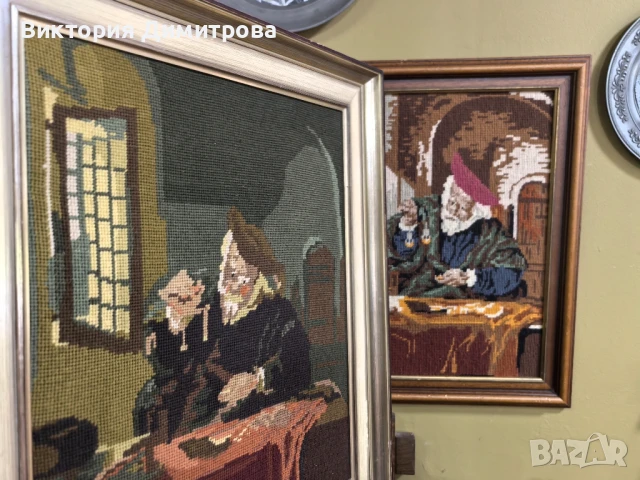 Гоблен "Златната теглилка" , снимка 11 - Гоблени - 50473044