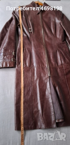 Дамско МАНТО естествена кожа, снимка 6 - Якета - 52962090