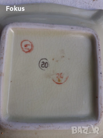 Уникално красив стар пепелник сатцума Satsuma, снимка 6 - Антикварни и старинни предмети - 53490650