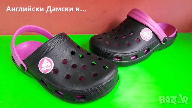 Английски дамски кроксове-2 цвята, снимка 2 - Джапанки - 28204667
