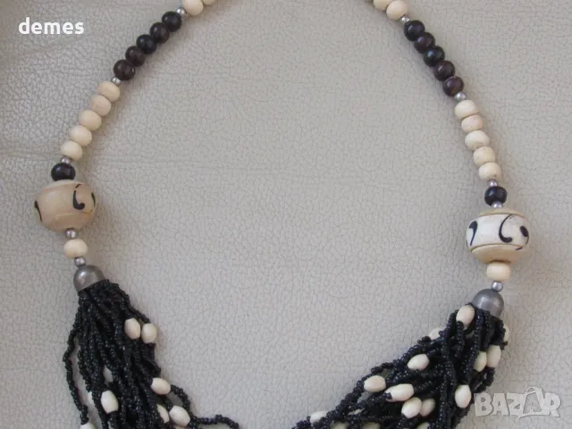 Традиционен индийско гердан-комбинация от пясъчна мъниста, снимка 12 - Колиета, медальони, синджири - 48350286