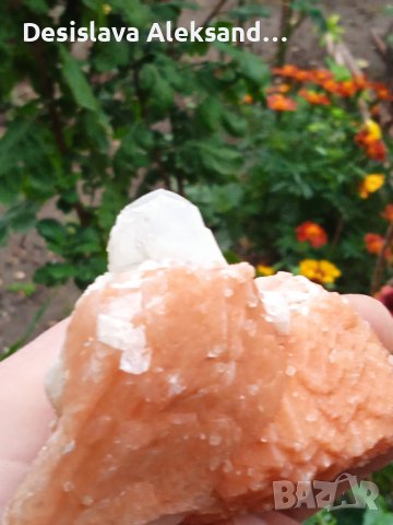 Стилбит с апофилит , снимка 2 - Колекции - 43121406