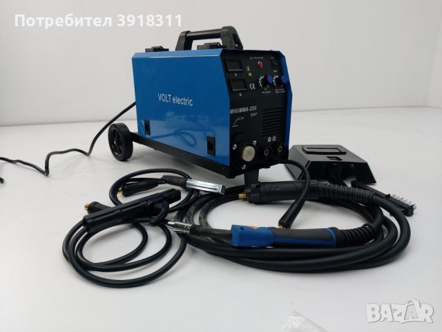 Телоподаващо С Електрожен MIG-MMA-230A IGBT VOLT Electric Професионално, снимка 1 - Други машини и части - 43396898