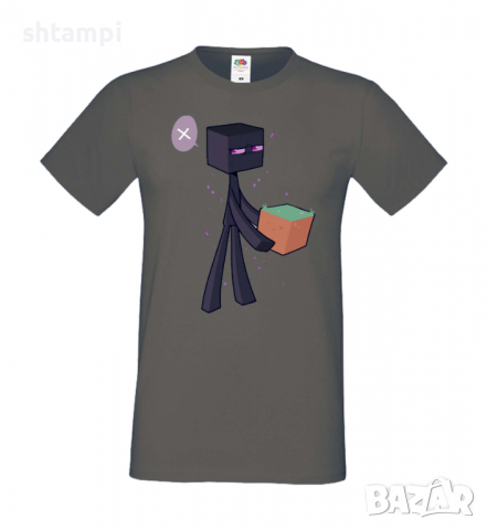 Мъжка тениска Enderman 3, майнкрафт Minecraft,Игра,Забавление,подарък,Изненада,Рожден Ден., снимка 5 - Тениски - 36494782