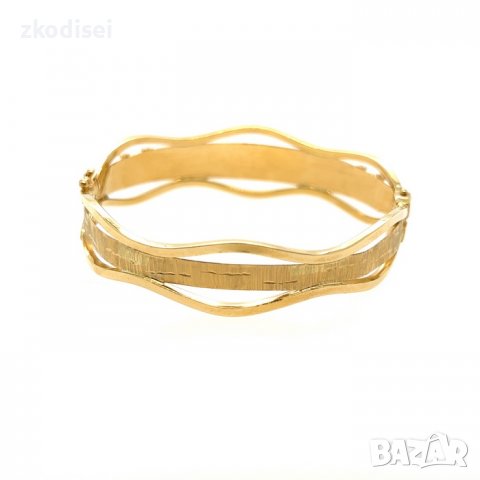 Нова златна гривна Louis Vuitton 13,64гр. диаметър:7,0см. 14кр. проба:585 модел:191-3, снимка 2 - Гривни - 37084781