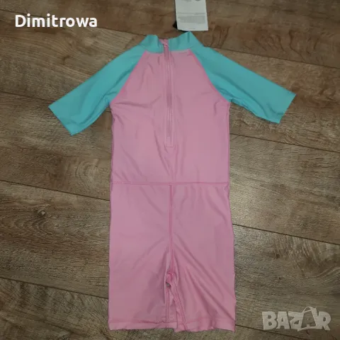 р-р 110-116см детски цял бански с UV защита за момиче, снимка 2 - Детско бельо и бански  - 47348505